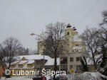 Bojkovice, město v zimě