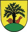 Znak a prapor obce Bílov