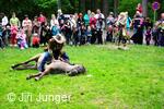 Slet čarodějnic 2009 - koňské show manželů Tomkových o přestávce soutěží